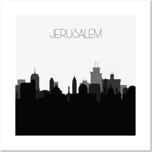 Jerusalem Skyline Posters and Art